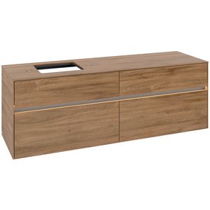 Wastafelonderkast Collaro 1600x548x500mm Oak.Kans C135B0RH