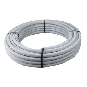 Rol a 25mtr. TIGRIS PEX/AL meerlagenbuis + 9mm isolatie grijs 32x3mm