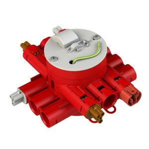 Stekerbare centraaldoos CW75-WD0-brandwerend
