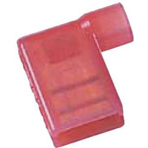 Voll. geisoleerd haakse vlaksteekh. 0,5-1mm²/6,3x0,8 VVE=100
