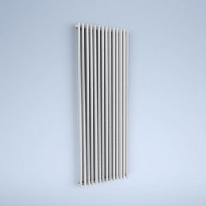 Designradiator TULIPA TV1-A 720x2000mm RAL9016 wit aansluiting LM