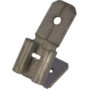 Steekverdeler 0,5-1mm² 6,3x0,8 messing vertind VVE=100