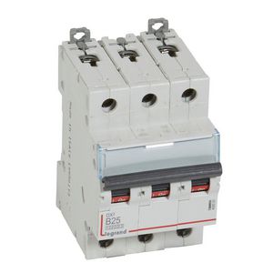 Installatieautomaat MCB DX³ 3-polig B-karakteristiek 25A 10000A