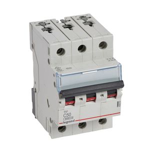 Installatieautomaat MCB TX3 3-polig C-karakteristiek 50A 6000A