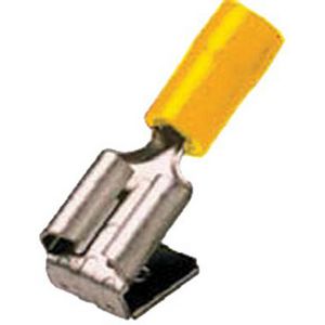 Geisoleerd steekverdeler 4-6mm² 6,3x0,8 geel VVE=100