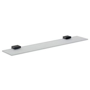 Planchet LOFT kristalglas gesatineerd 600mm wandhouders zwart incl. bevestiging