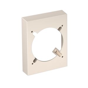 Afdekraam CEE-flens SIGNA BASE RAL9001 120x95x25 polycarb.