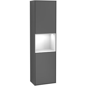Hoge kast Finion 418x1516x270mm Antr. Matt Lacquer G460GFGK