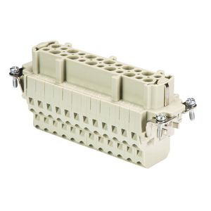 Contactblok female insert baS Bum 24 2,5 50 AG