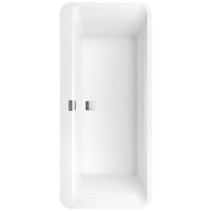 Ligbad Squaro Edge 12 ovaal 180x80cm quaryl UBQ180SQE7DV-RW