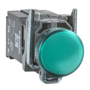 Signaallamp Rond Ø22mm IP65 BA9S 110-120V Groen