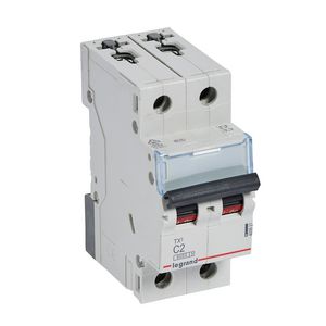 Installatieautomaat MCB TX3 2-polig C-karakteristiek 2A 6000A