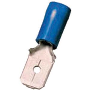 Geisoleerd vlaksteker 1,5-2,5mm² 4,8 x 0,8 blauw VVE=100