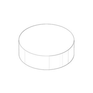 Trek aan de knop pressure balance valve 32x10mm plat.geb