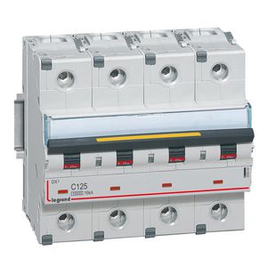 Installatieautomaat 4-polig C-karakteristiek 125A 10000A/16kA DX³ DIN