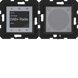 Radio touch DAB+ met luidspreker A.x/C.x nachtzwart glanzend