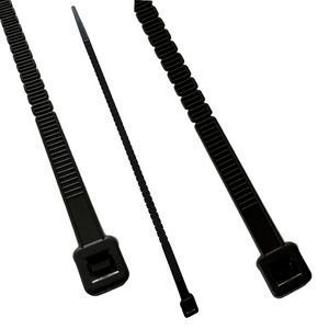 Zak a 100st. Duo tie bundelband Twist to break 150x2.8mm zwart UV-bestendig