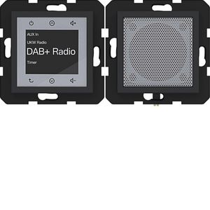 Radio touch DAB+ met luidspreker A.x/C.x nachtzwart mat