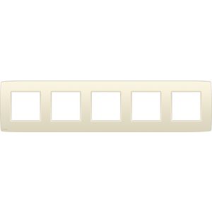Vijfvoudige afdekplaat hoh 71mm Original cream