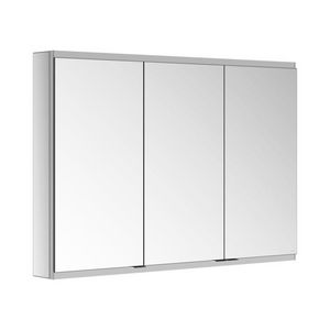 Spiegelkast opbouw onverl. 1xwcd/1xusb 1050x700x120mm zil.