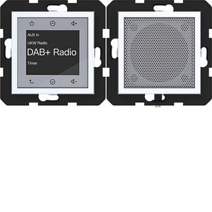 Radio touch DAB+ met luidspreker A.x/C.x lichtwit glanzend