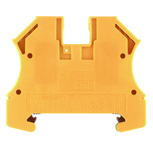 Aardklem PE schoefaansl. groen/geel 6mm2 800 V c VVE=50