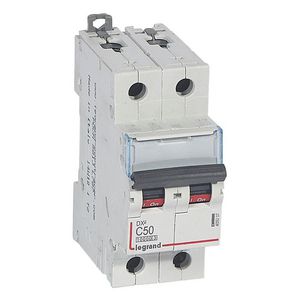 Installatieautomaat MCB DX³ 2-polig C-karakteristiek 50A 10000A