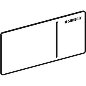 Bedieningstoets afst.bed. type 70 wit