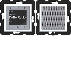 Radio touch DAB+ met luidspreker A.x/C.x lichtwit mat