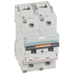 Installatieautomaat 2-polig C-karakteristiek 100A 25kA DX³ DIN