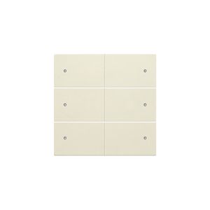 Afwerkingsset 6-voudige pot.vrij knop 24V Led cream