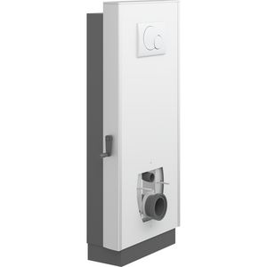 Toiletsysteem vloer handm+zwengel SELECT TL1 wit