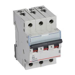 Installatieautomaat MCB TX3 3-polig B-karakteristiek 4A 6000A