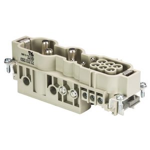 Contactblok insert Male POW STS 3/3/6 hea ca AG VVE=10