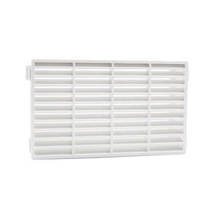 Ventilatierooster 227x133mm wit