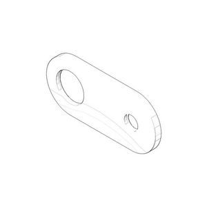 Rozet 180x80x11mm chr 091102097-00