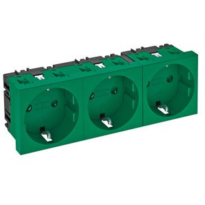 Contactdoos 3-vdg 0gr 250V 10/16A carbonaat 6120046