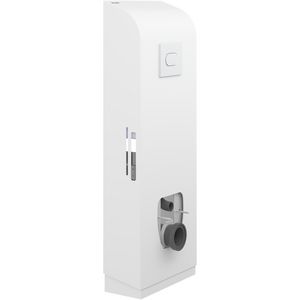 Toiletsteun vloerplaat douchecloset handm+zwend. SELECT TL4 wit