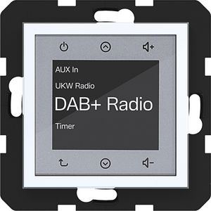 Radio touch DAB+ A.x/C.x lichtwit glanzend