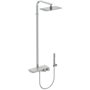 Douchesysteem Ceratherm S200 hoh 150mm met hoofddouche rechthoekig 300x200mm chroom