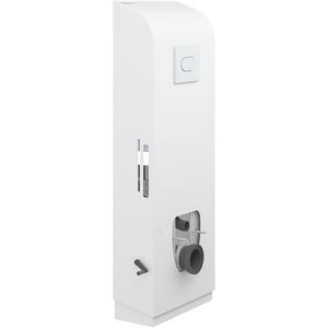 Toilet wand voor douchecloset handm+zwendel SELECT TL4 wit