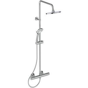 Douchesysteem thermostatisch CERATHERM T25 Ø200mm chroom hoh 150mm incl. s-koppelingen
