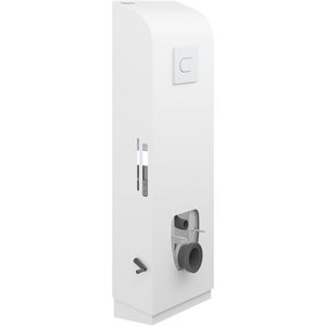 Toiletsysteem wand handm+zwengel SELECT TL3 wit
