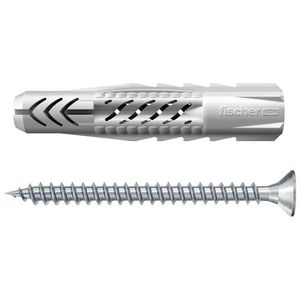 Universeelplug UX10x60 R S/20 kraag en schroef VVE=10