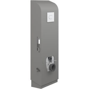 Toiletsteun vloer douchecloset handm+zwengel SELECT TL4 antraciet