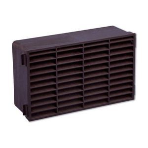 Ventilatierooster 227x133mm bruin