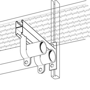 Bevestigingshoek scherp 45gr.RVS316