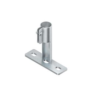 Koppeling met vloerbevesting Tube 30 RVS 316