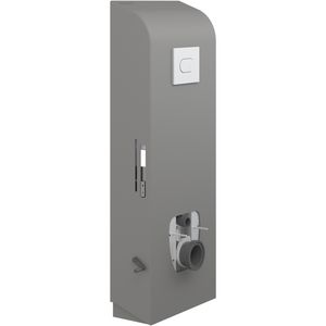Toiletsysteem vloer plaat handm+zwengel SELECT TL3 antraciet