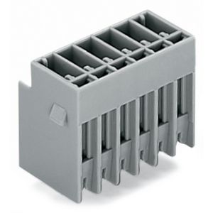 THT male steker Soldeerpen 1,0x1,0mm recht grijs VVE=100